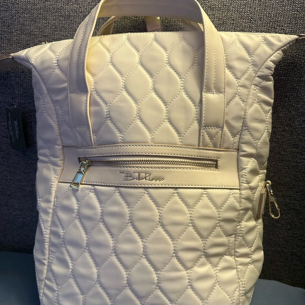 *NWT* Cream Quilted Women's Bag